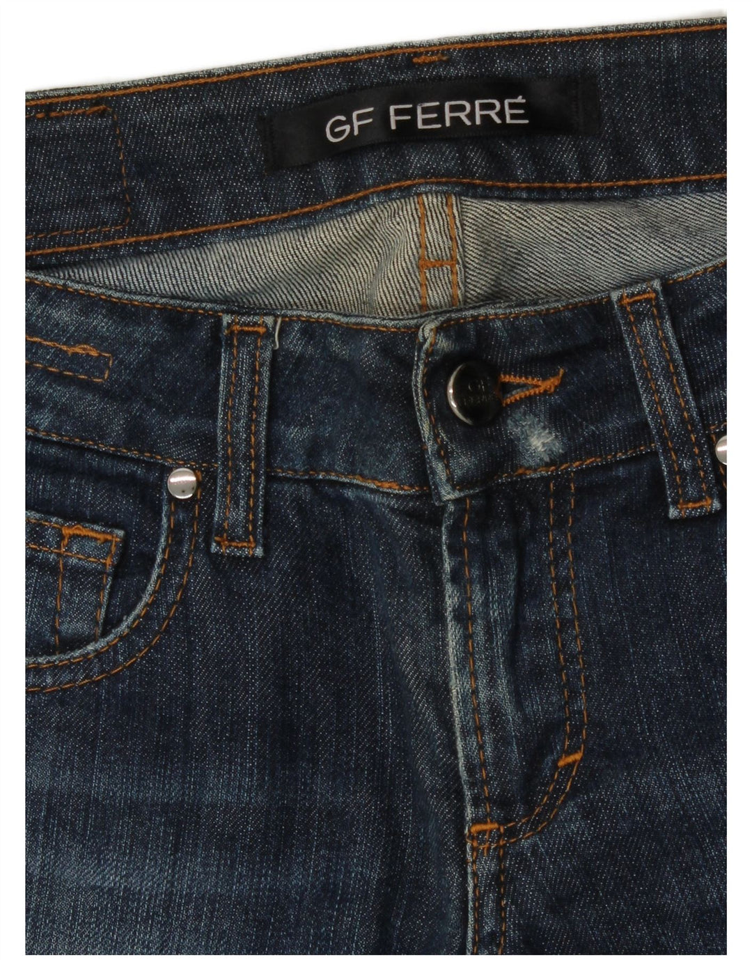 Jeans slim a vita bassa da donna GF Ferre W30 L33 Blu