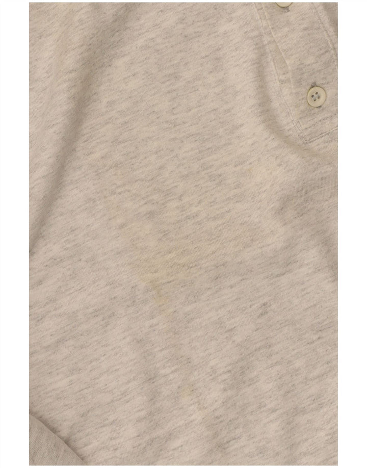Maglia da uomo Champion a maniche lunghe XL in cotone chiazzato grigio