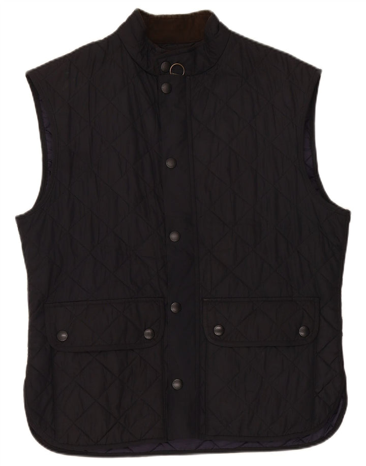 Gilet trapuntato da donna Barbour UK 18 XL poliestere blu navy