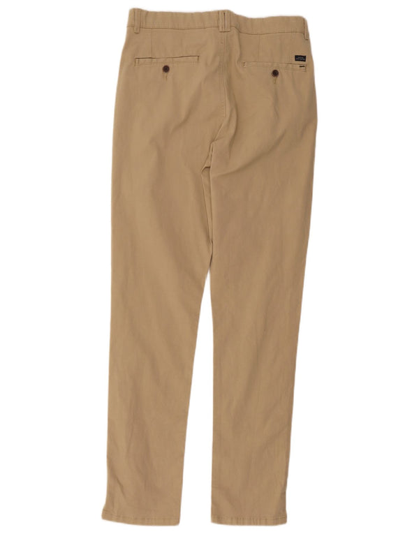 Pantaloni chino slim da bambino Zara 13-14 anni W30 L30 in cotone beige