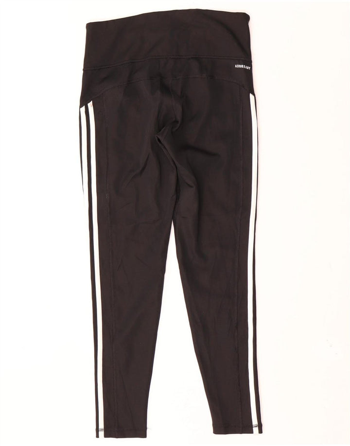 Leggings ADIDAS Aeroready da donna UK 12/14 Poliestere nero medio