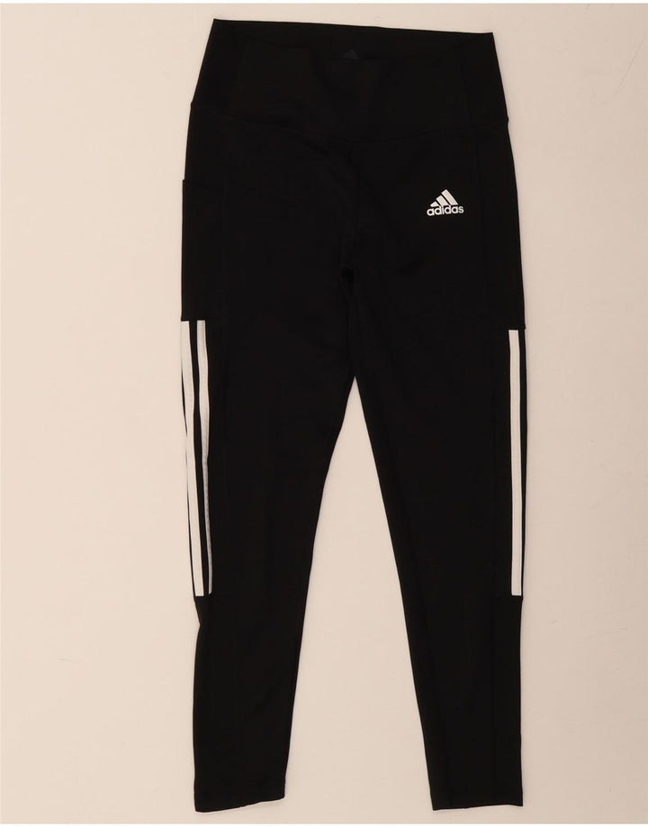 Leggings ADIDAS Aeroready da donna UK 12/14 Poliestere nero medio