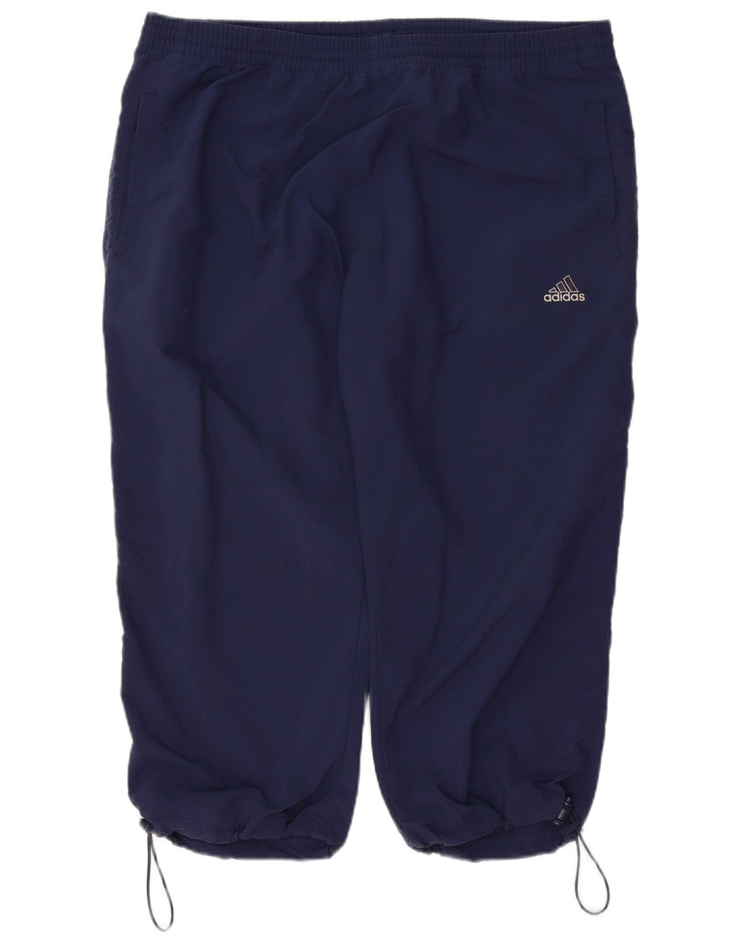 Pantaloni da tuta ADIDAS Capri da uomo XL poliestere blu navy