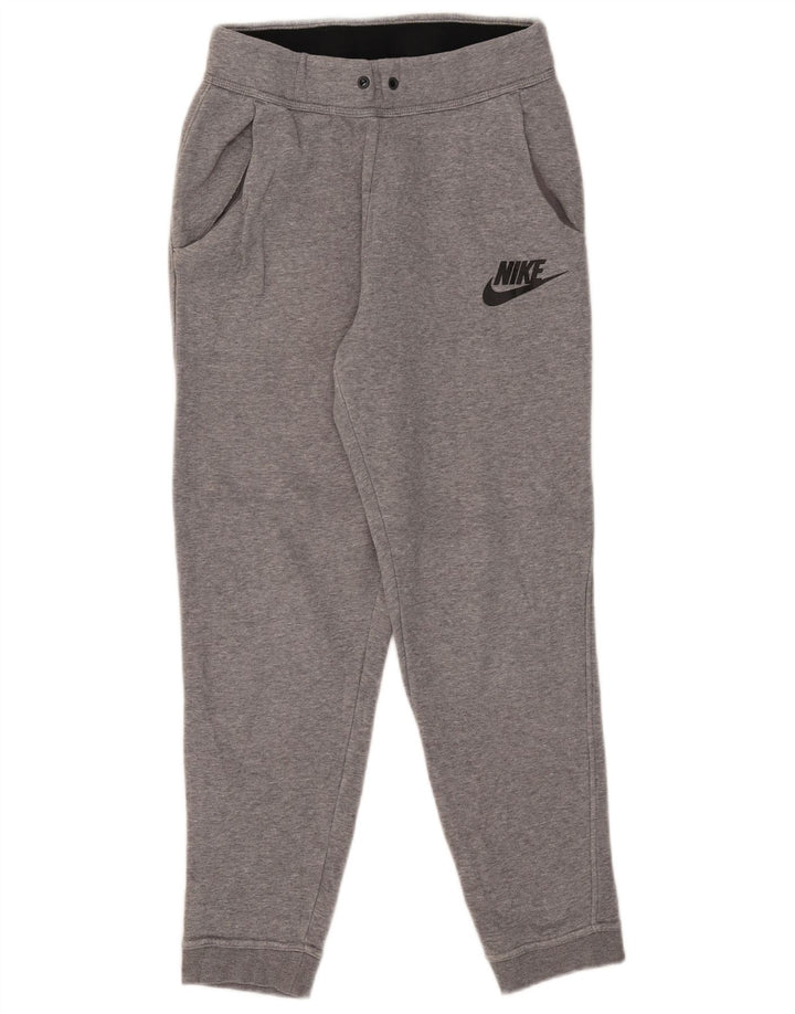 Pantaloni da tuta da uomo Nike Joggers piccoli in cotone chiazzato grigio