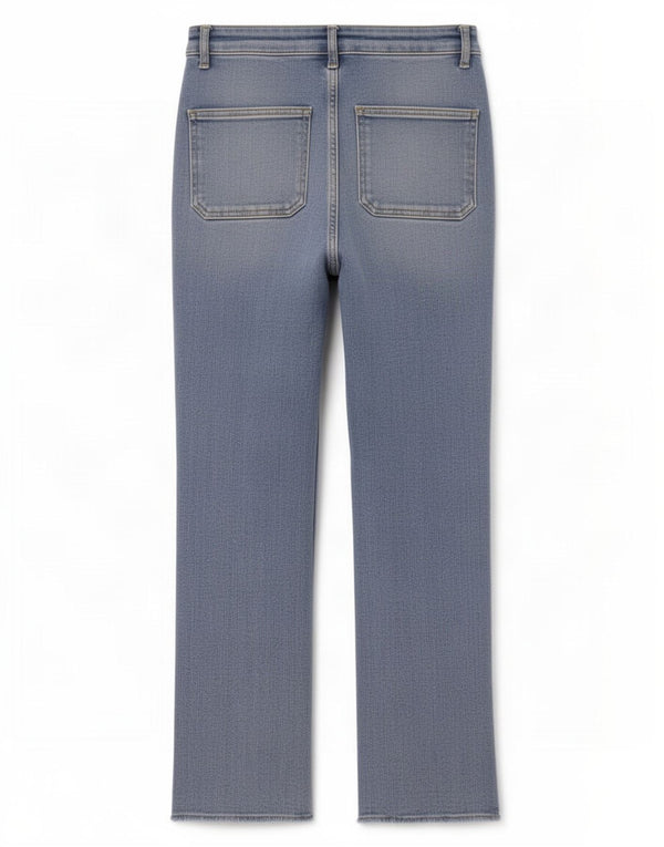 Jeans dritti da donna Zara EU 34 2XS W24 L26 Cotone blu