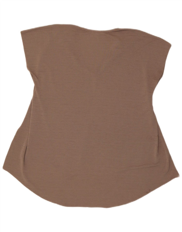 Top Camicetta Da Donna ZARA UK 14 Grigio Medio