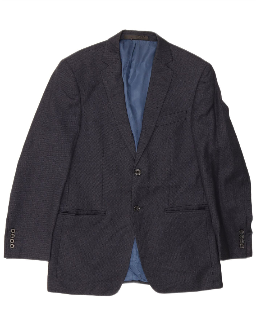 Giacca blazer a 2 bottoni da uomo Marks & Spencer UK 38 medio blu navy