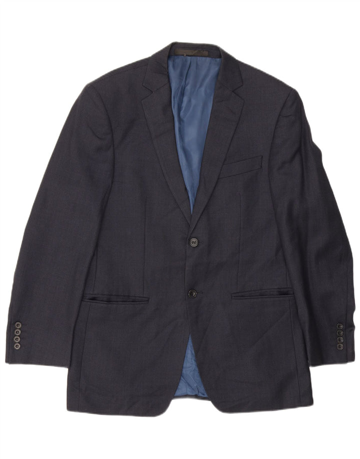 Giacca blazer a 2 bottoni da uomo Marks & Spencer UK 38 medio blu navy