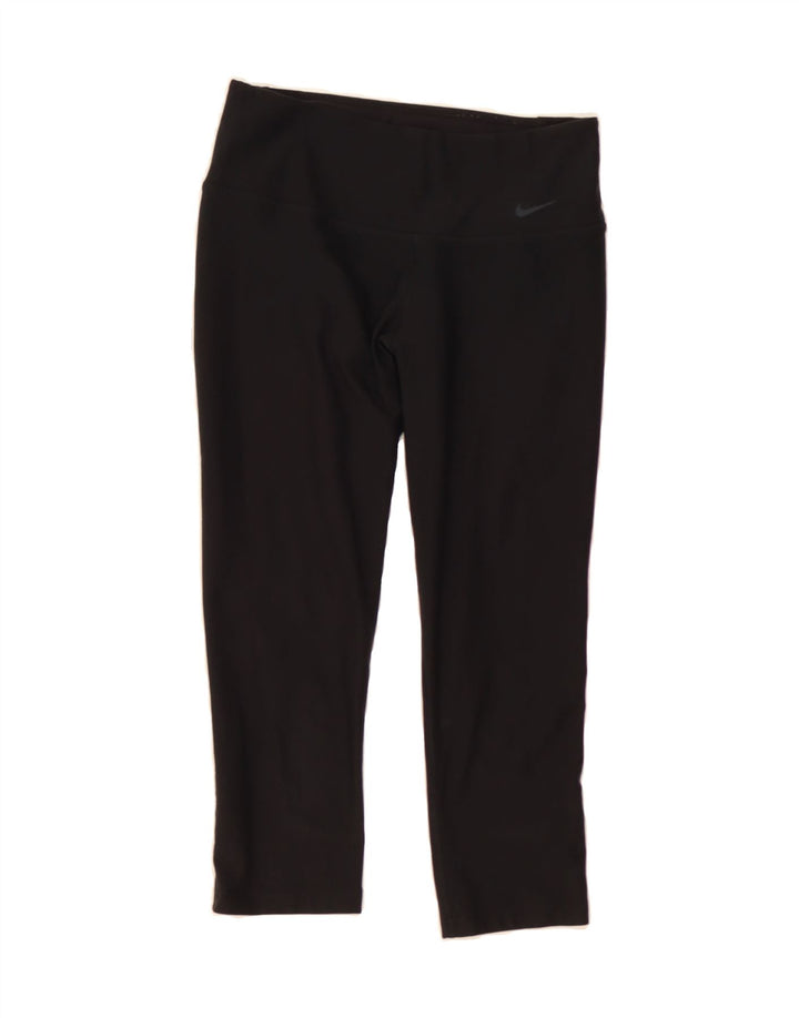 NIKE Womens Dri Fit Capri Leggings UK 4 XS  Black Polyester Vintage Nike and Second-Hand Nike from Messina Hembry 