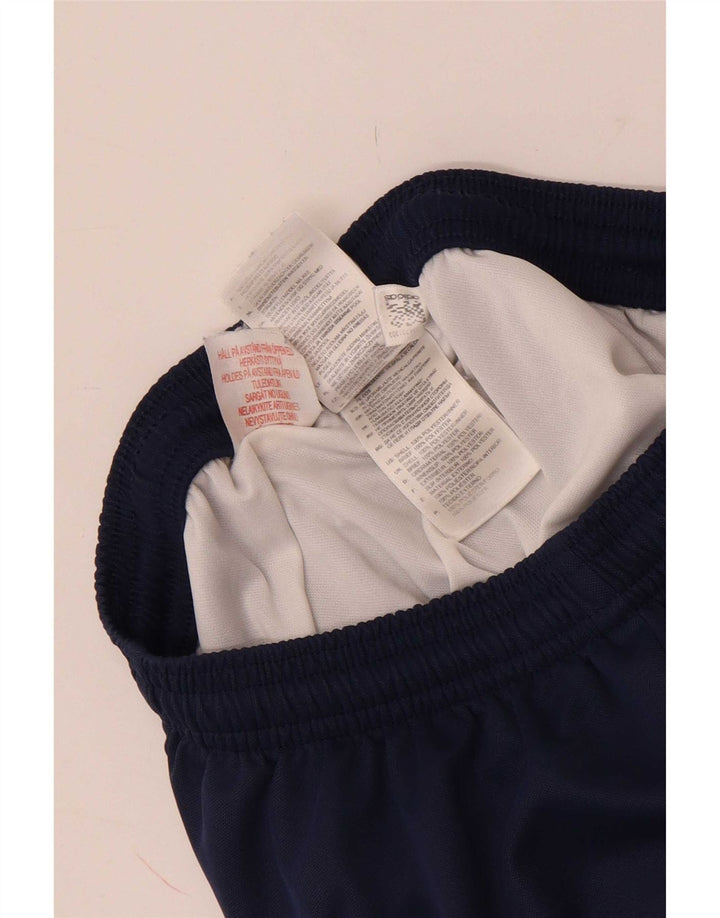 Pantaloncini sportivi Adidas Climalite da uomo XS in poliestere blu navy