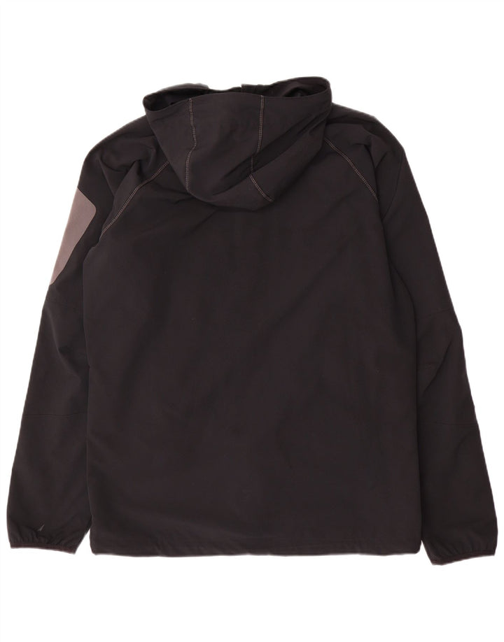 Giacca antipioggia con cappuccio da uomo Columbia UK 38 poliestere nero medio