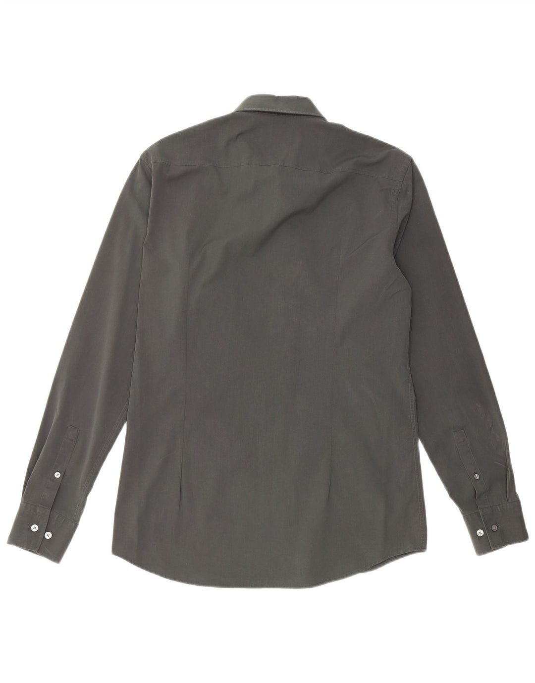 Camicia slim fit da uomo HUGO BOSS taglia 40 cotone verde medio