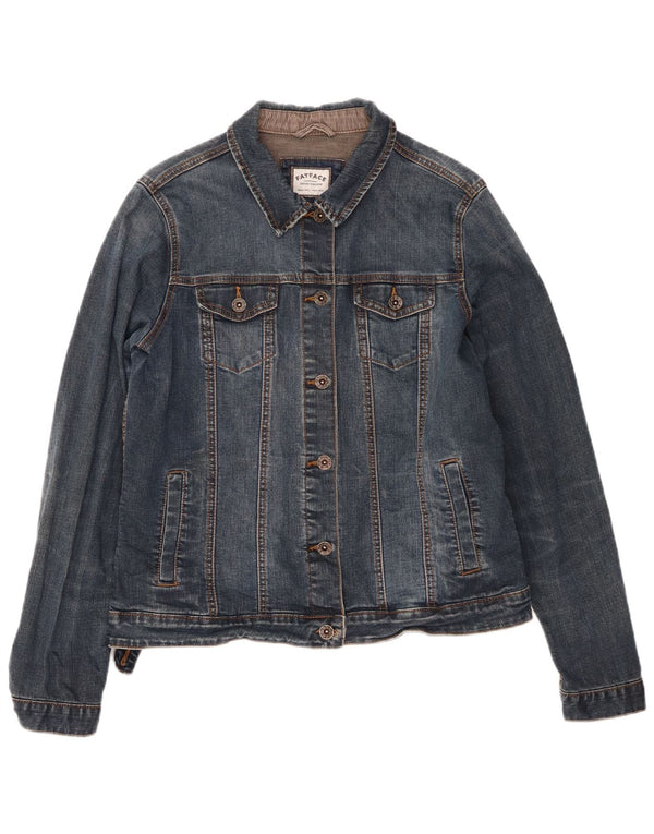 Giacca di jeans da donna Fat Face UK 14 Cotone blu medio