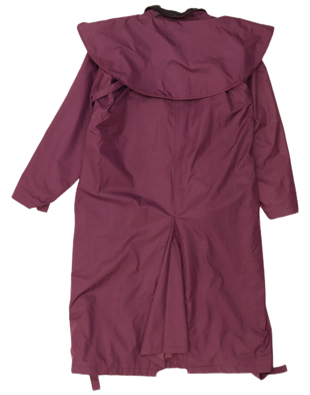 COUNTRY ESTATE Cappotto mantella oversize da donna UK 16 Grande poliestere viola