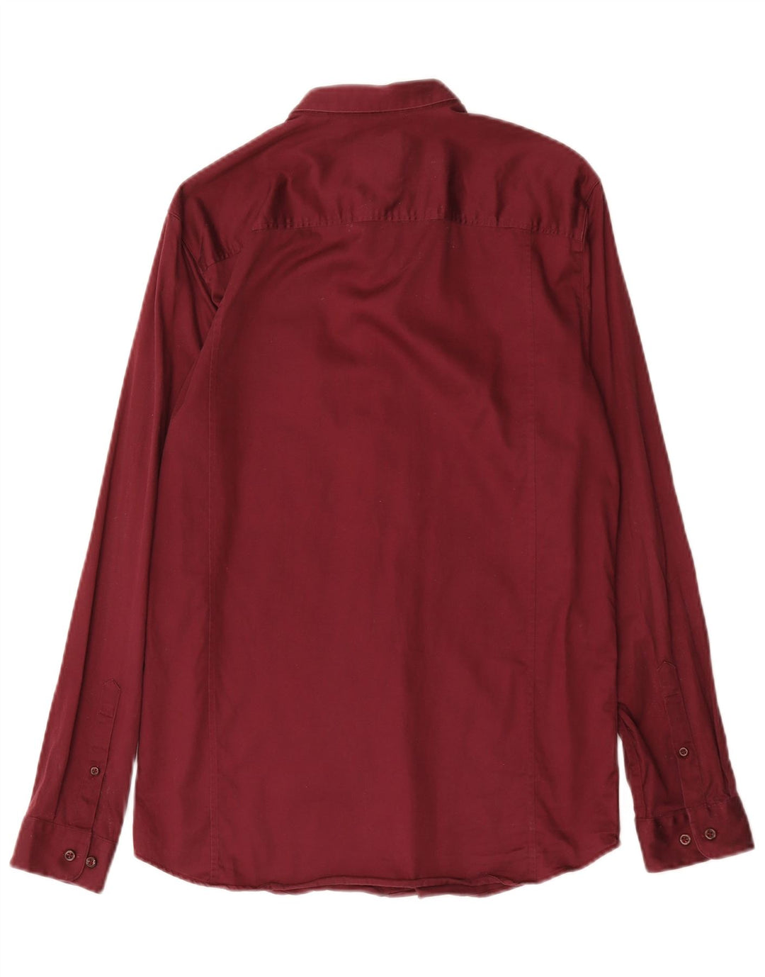 Camicia da uomo Jack & Jones taglia 40 cotone bordeaux medio