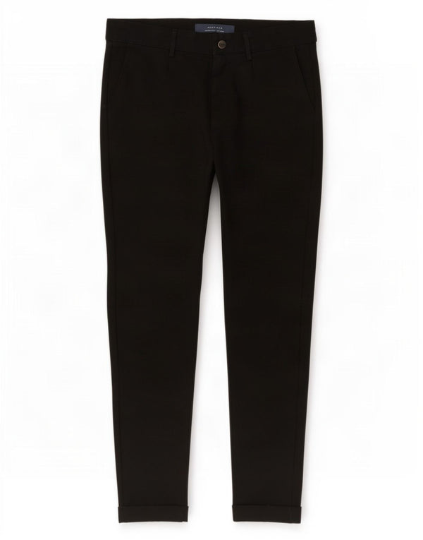 Pantaloni chino slim da uomo Zara EU 42 Large W32 L29 neri