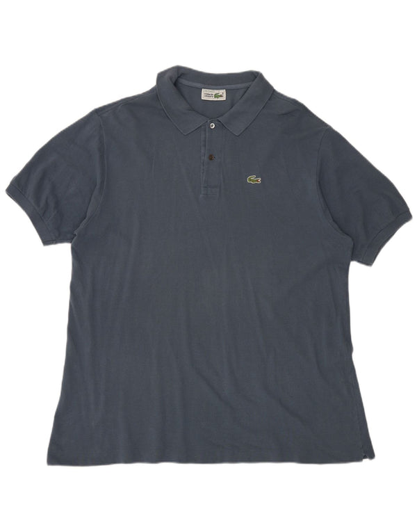 Polo da uomo Lacoste taglia 7 2XL cotone blu navy