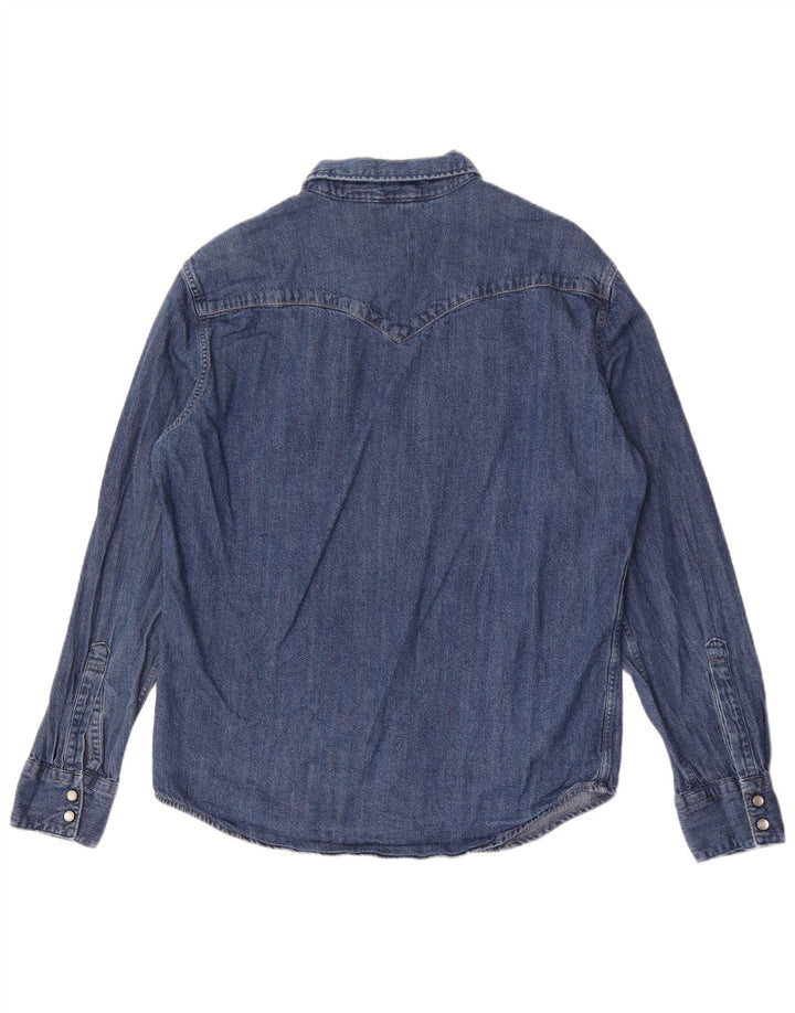 Camicia di jeans standard da uomo Levi's in cotone blu medio