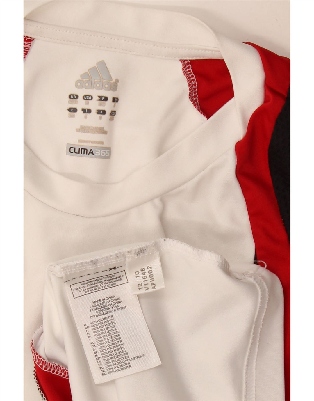 T-shirt ADIDAS da uomo Clima 365 UK 40/42 Medium White Colourblock