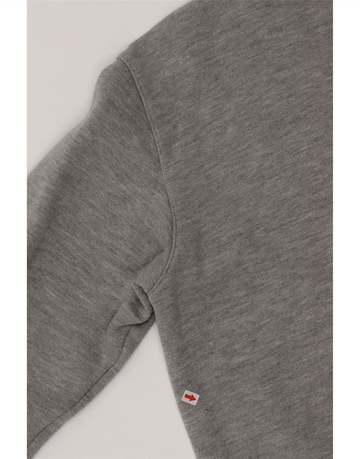 Felpa grafica Reebok per ragazzi, 11-12 anni, cotone grigio