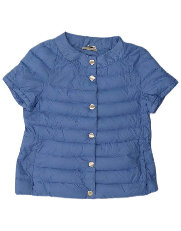 Piumino Donna Liu Jo Manica Corta IT 44 Blu Medio Poliammide