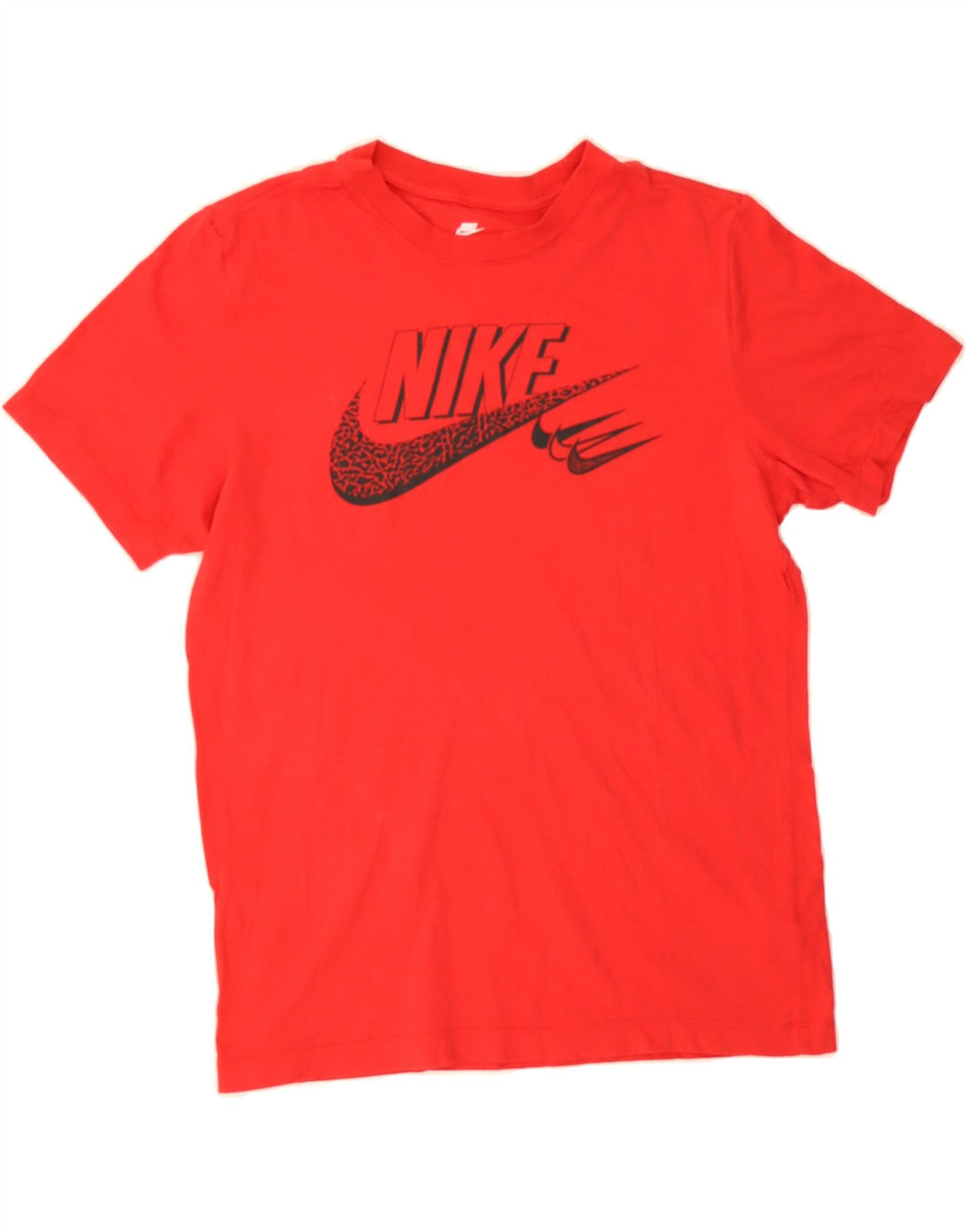 NIKE Mens Graphic T-Shirt Top Medium Red Cotton Vintage Nike and Second-Hand Nike from Messina Hembry 