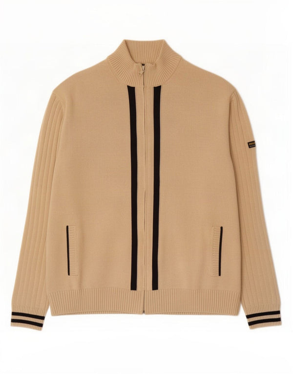 Maglione cardigan da uomo Navigare 2XL cotone beige