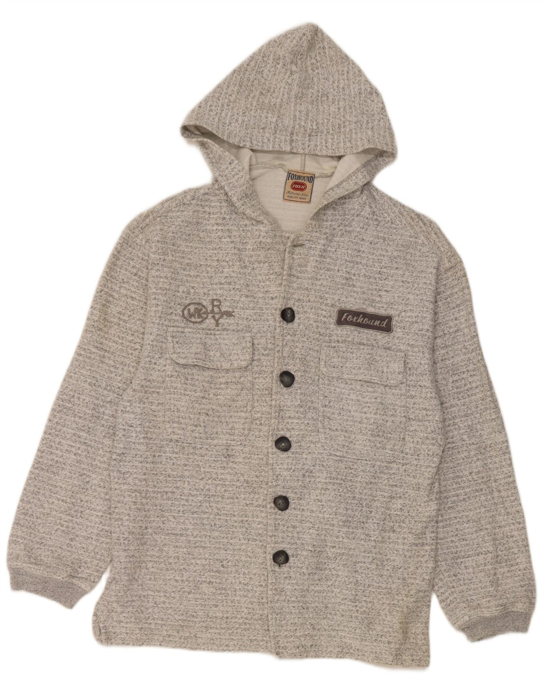 Giacca da uomo con cappuccio Foxhound XL grigio screziato