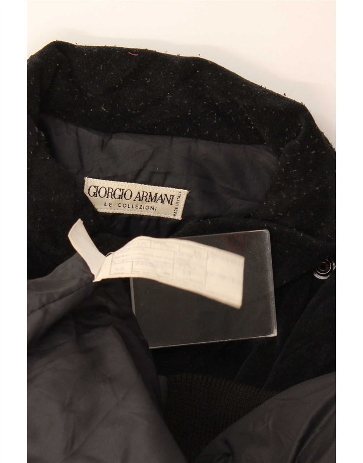 Giubbotto bomber da uomo Giorgio Armani IT 52 grande nero