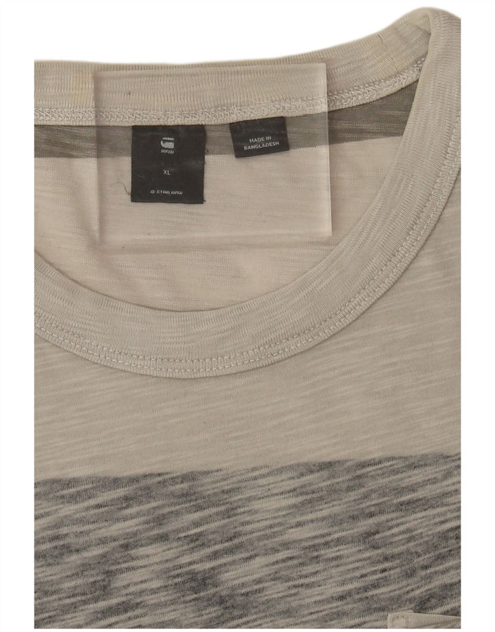 T-shirt da uomo G-STAR Top XL grigio chiazzato