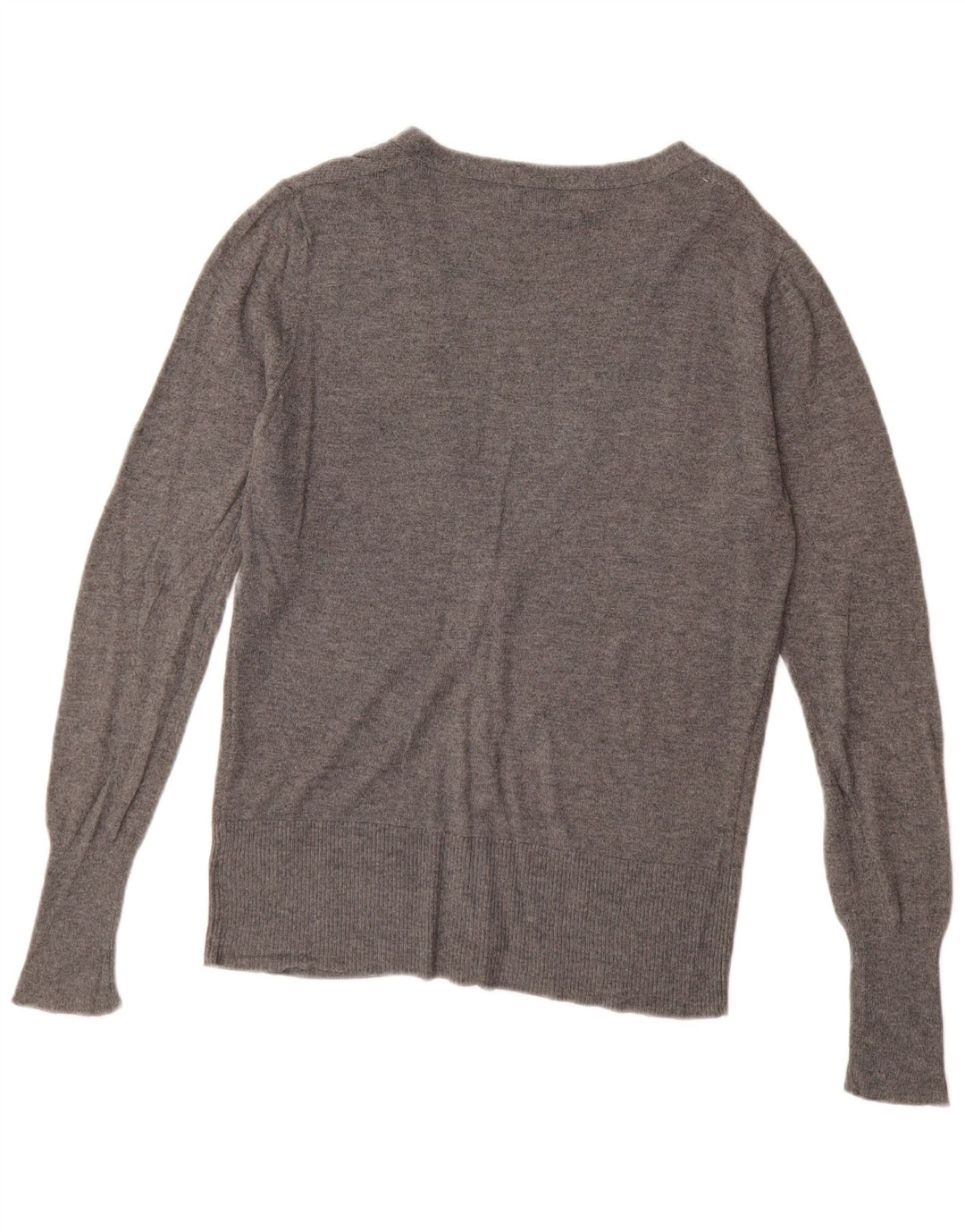 Maglione cardigan da donna MOSSIMO UK 10 piccolo nylon grigio