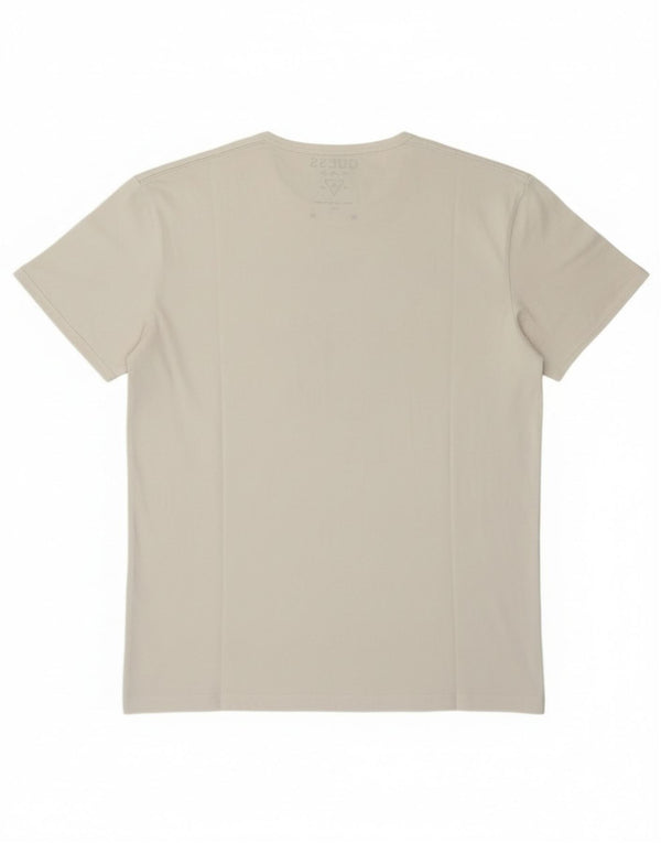 Guess T-shirt grafica da donna Top EU 38 Medium White Cotton Classic