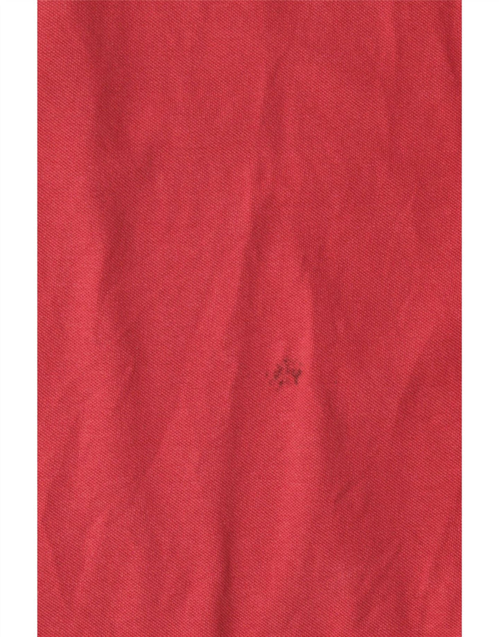 Crew Clothing Polo da uomo grande in cotone rosso