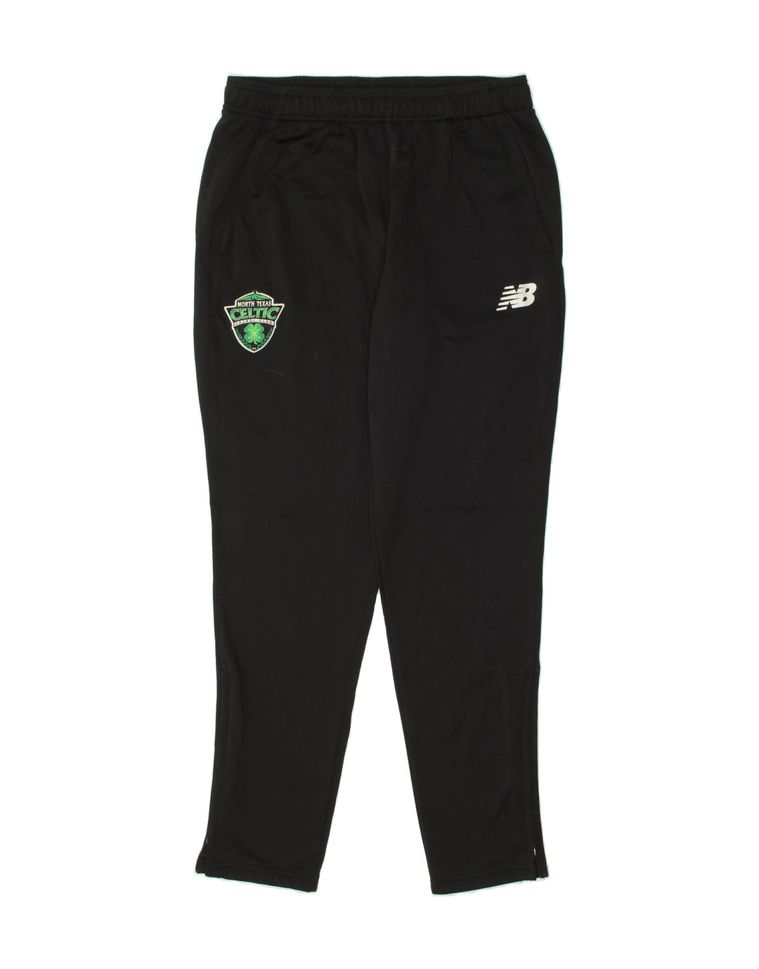 NEW BALANCE Mens Boston Celtics Tracksuit Trousers Large  Black Polyester Vintage New Balance and Second-Hand New Balance from Messina Hembry 