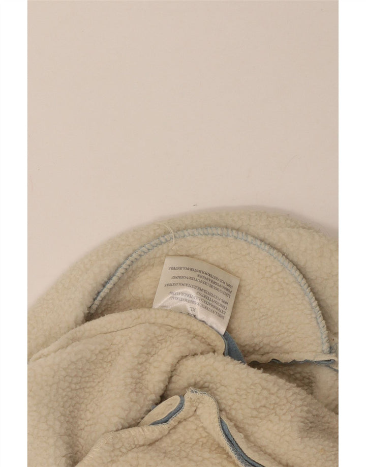 Giacca in pile vintage da uomo UK 42 XL poliestere blu