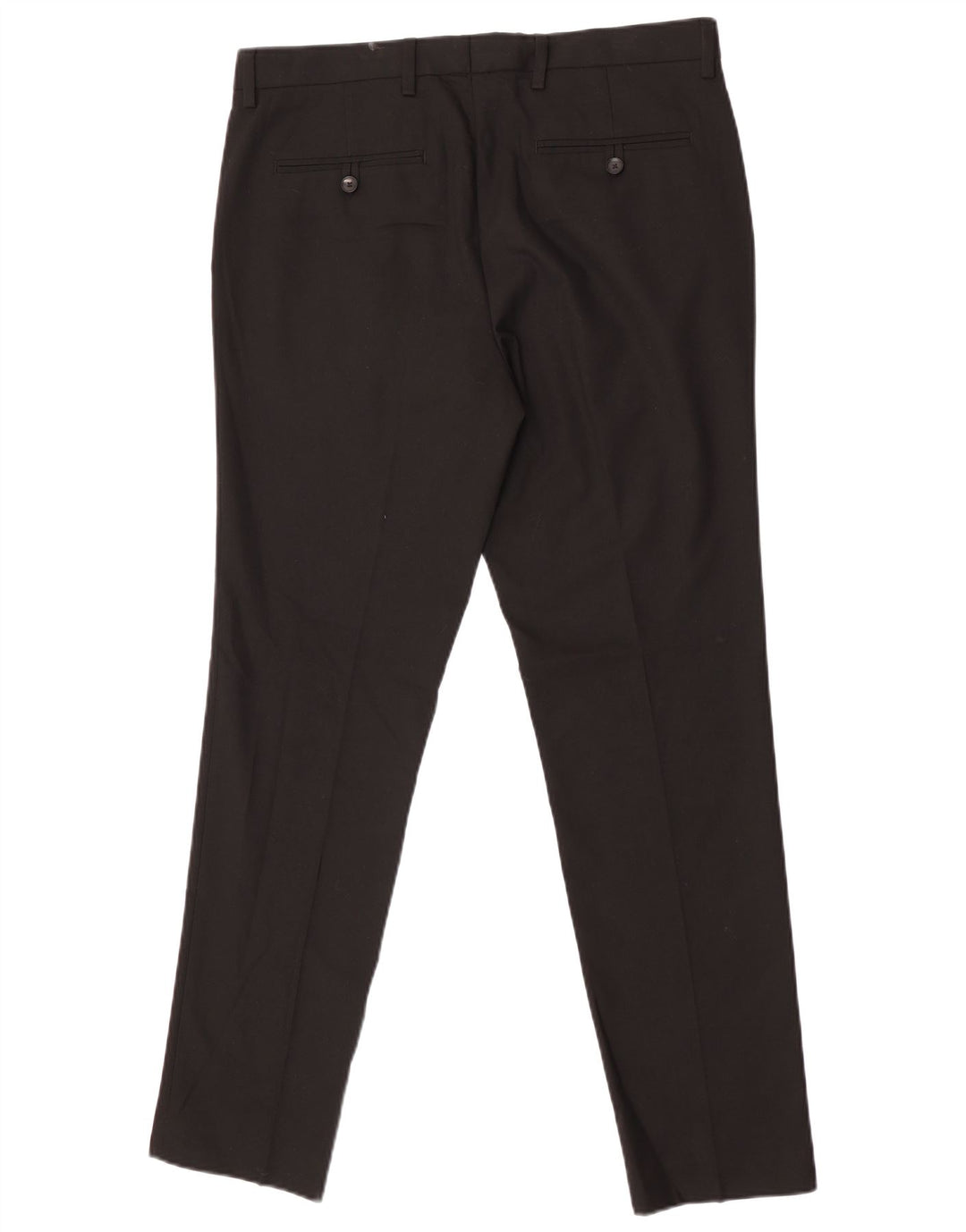Pantaloni da abito skinny da uomo Marks & Spencer W34 L31 poliestere nero