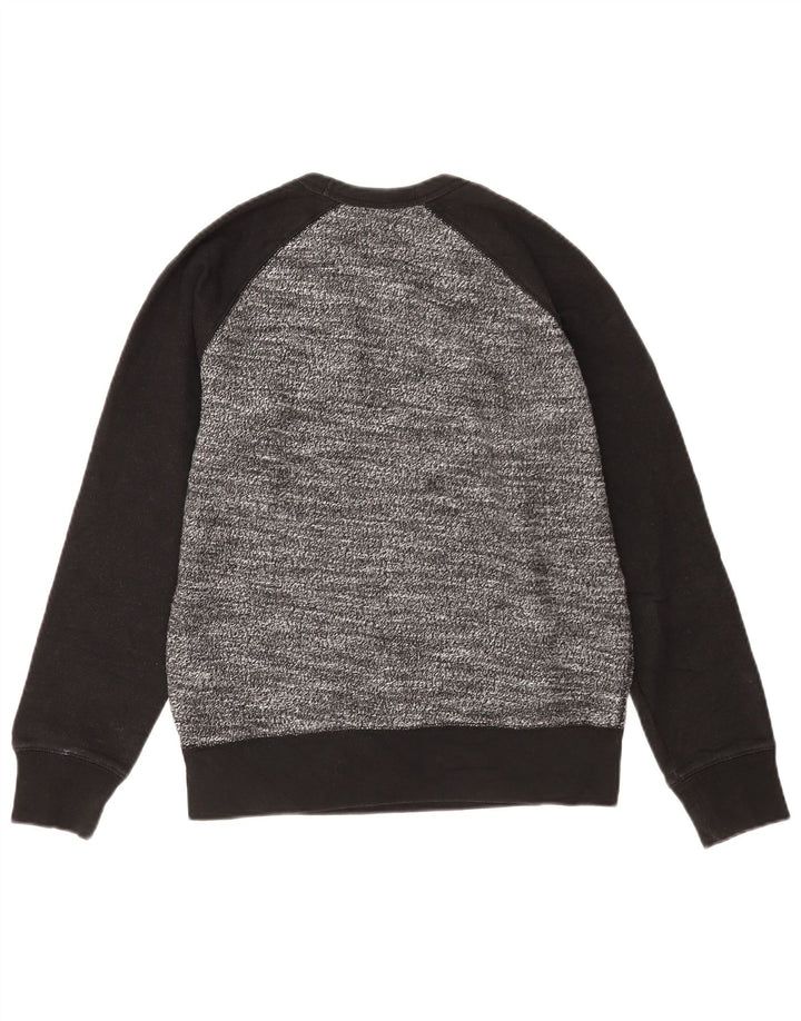 Gap Felpa da uomo Maglione Small Grigio Colourblock in cotone