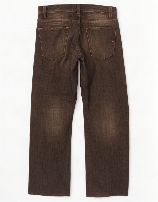 Jeans dritti da uomo Gas W31 L27 cotone nero