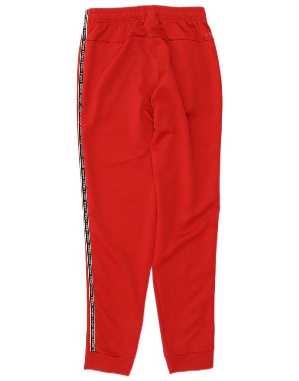 Pantaloni da tuta ADIDAS Climalite Graphic da uomo Joggers piccoli in cotone rosso