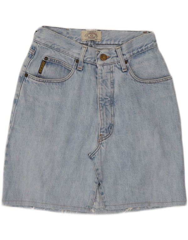 Gonna in denim da donna Armani W26 piccola blu