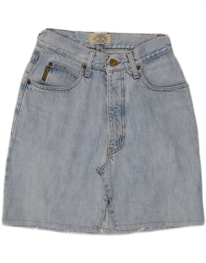 Gonna in denim da donna Armani W26 piccola blu