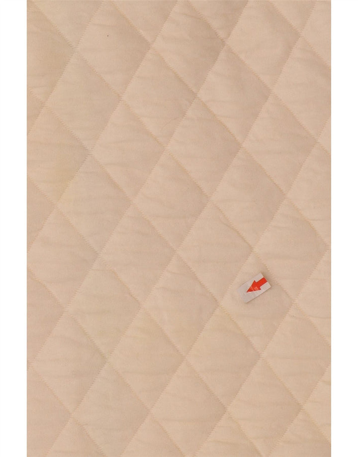 Giacca trapuntata oversize da donna Marks & Spencer UK 12 media bianco sporco