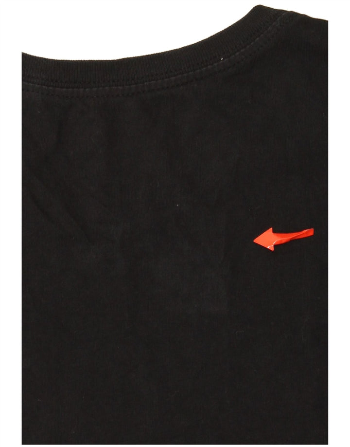 T-shirt grafica da uomo Nike Top Small in cotone nero