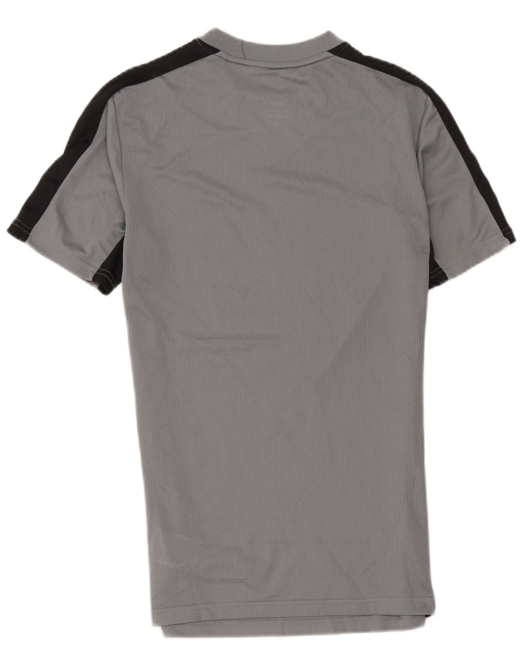 T-shirt Nike Dri Fit Slim Fit da uomo, piccola, in poliestere color block grigio