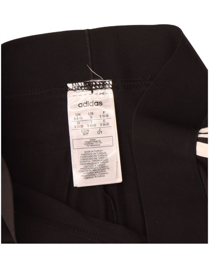 Leggings da donna ADIDAS UK 8/10 piccolo cotone nero