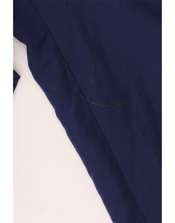Pantaloni da tuta da uomo Adidas medi in poliestere blu navy