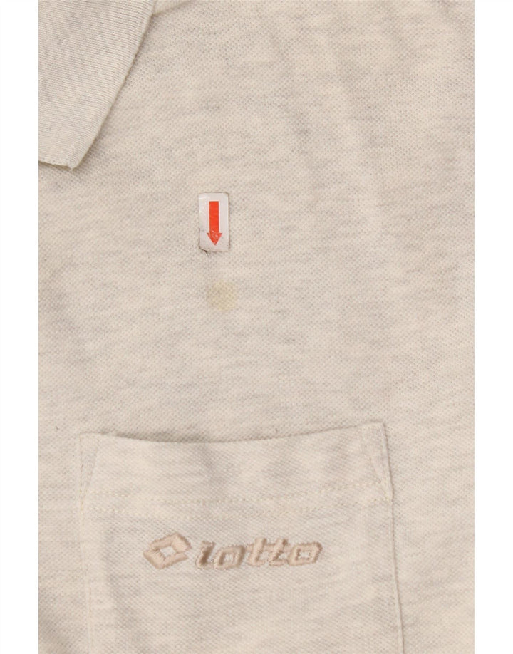 LOTTO Camicia a maniche corte da donna Camicetta UK 20 2XL Cotone grigio