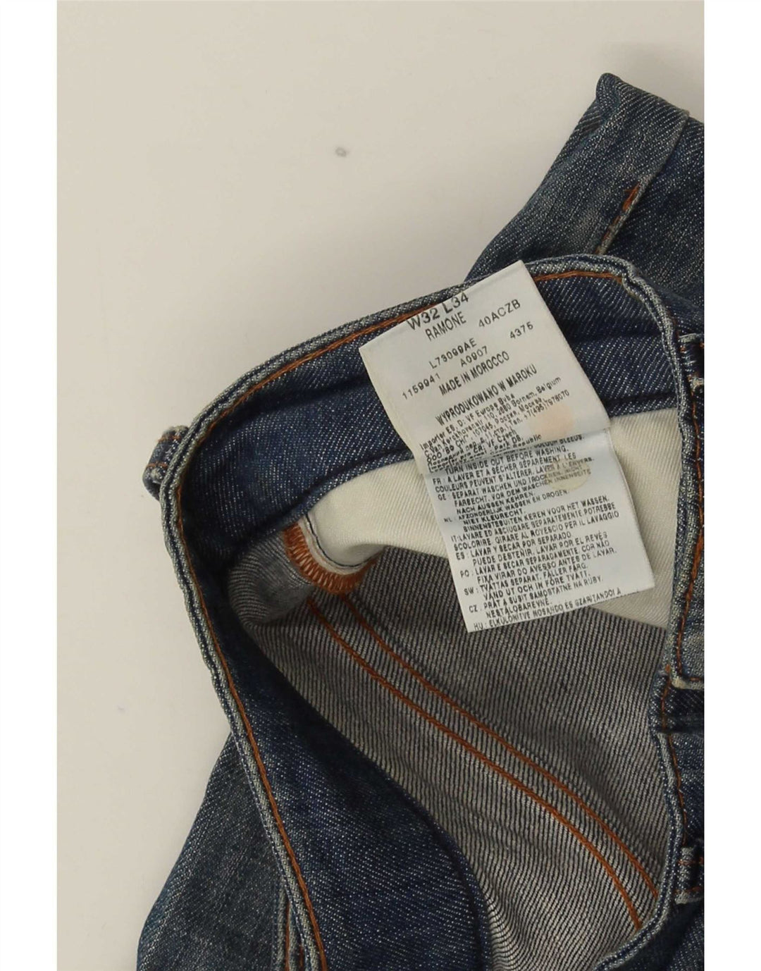 Jeans Lee Ramone Slim da uomo W32 L26 cotone blu
