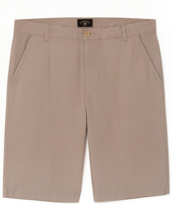 Navigare Pantaloncini chino da uomo IT 56 3XL W38 Cotone a righe beige