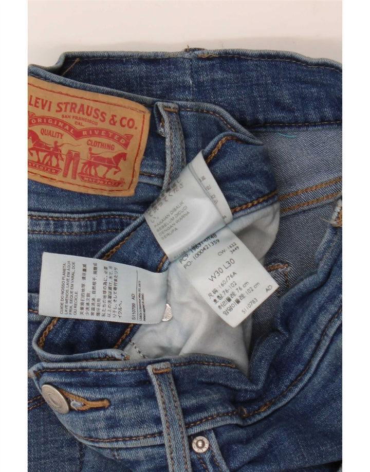 Levi's Jeans slim da donna W30 L30 Blu Cotone